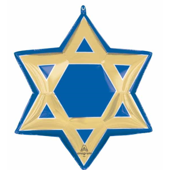 Picture of 24'' FOIL - STAR OF DAVID BALLOON 