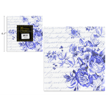 Picture of TABLEWARE - FLORAL LUNCH NAPKINS