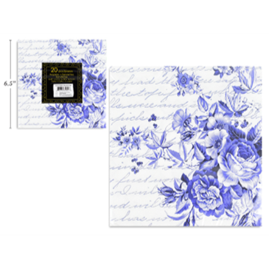 Picture of TABLEWARE - FLORAL LUNCH NAPKINS