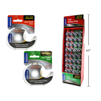 Picture of SINGLE ROLL TAPE - CLEAR or INVISIBLE - SCOTCH TAPE