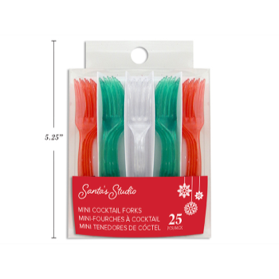 Picture of TABLEWARE - MINI COCKTAIL FORKS 3 COLOURS
