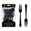 Image de Black Heavy Duty Plastic Forks 18pc Reuseable