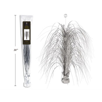 Image de DECOR - Metallic Silver Spray Centerpiece 28"