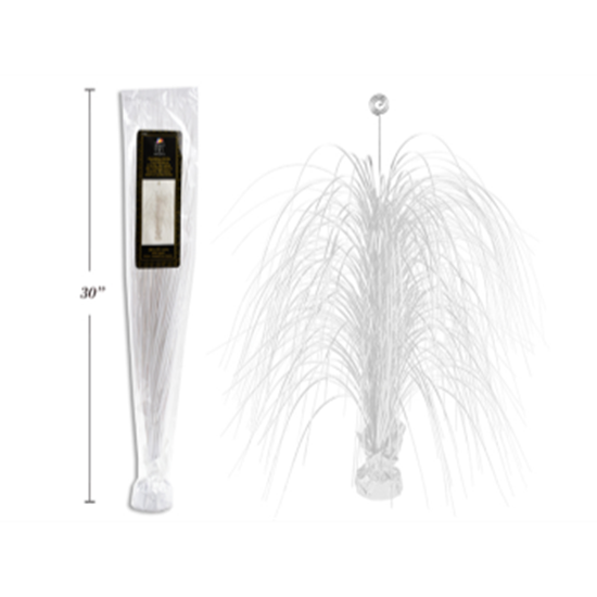 Image sur DECOR - Metallic White Spray Centerpiece 28"