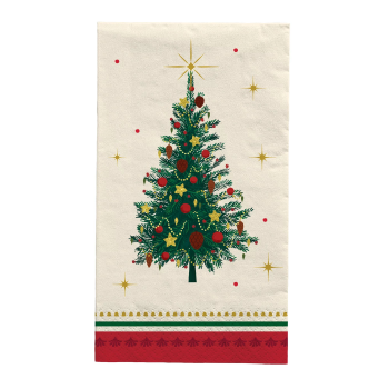 Picture of TABLEWARE - Elegant Evergreen Guest Towels