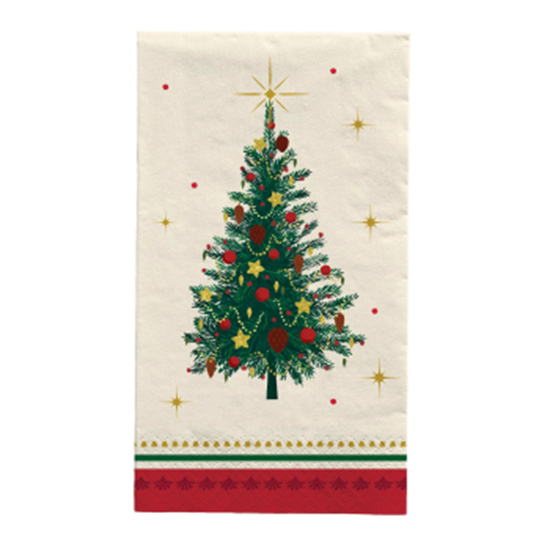 Picture of TABLEWARE - Elegant Evergreen Guest Towels