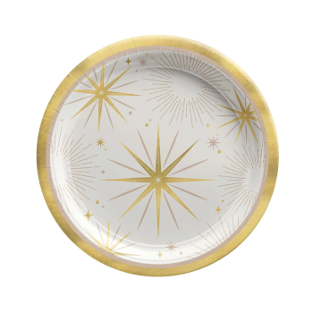 Image de TABLEWARE - GOLDEN SOIREE 7" PLATE