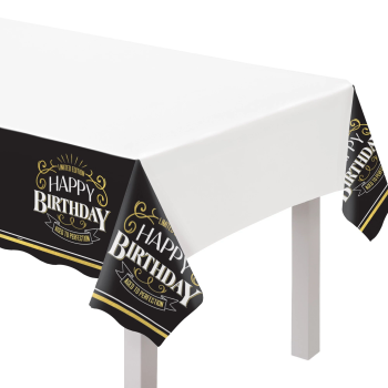 Picture of TABLEWARE - Better with Age Birthday Plastic Table Cover