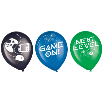 Picture of Game On Latex Balloons 12"