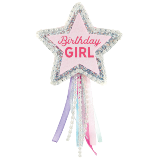 Image sur WEARABLE - Star Award Ribbon 3" - Birthday Girl