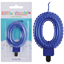 Image de Numeral Candles #0 - Royal Blue 3"