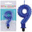Image de Numeral Candles #9 - Royal Blue 3"