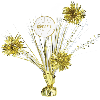 Picture of Congratulations Tinsel Burst Centerpiece