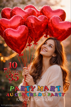 Picture of 1 - 18" DEAL - FOIL RED HEARTS PROMO DEAL