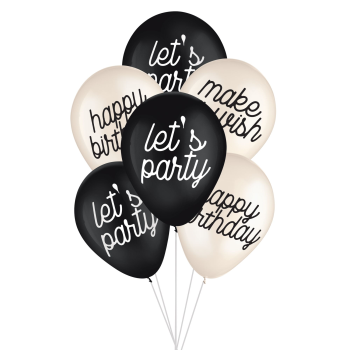 Image de Birthday Chic Latex Balloons
