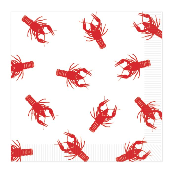 Image de TABLWEWARE - CRAWFISH BEVERAGE NAPKIN