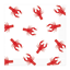Picture of TABLWEWARE - CRAWFISH BEVERAGE NAPKIN