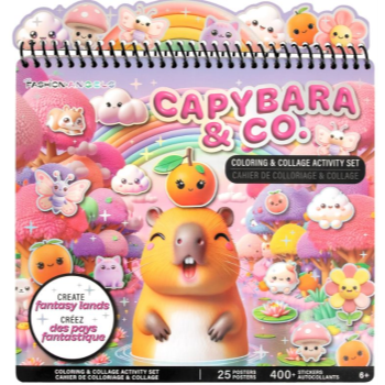 Picture of FASHION ANGELS - CAPYBARA STICKER & COLOURING BOOK