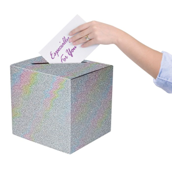 Image sur Prismatic All-Purpose Card Box - SILVER 9x9