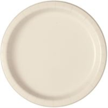 Image de IVORY 7" PAPER PLATES