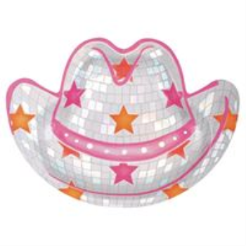 Image de Disco Country Hat Shaped 10" Plate