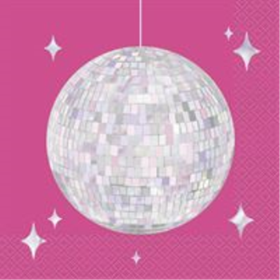 Picture of 70's Diamond Disco Luncheon Napkins