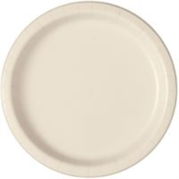 Image de IVORY 9" PAPER PLATES  