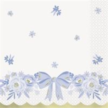 Picture of DAINTY BOWS FOIL LUNCHEON NAPKIN