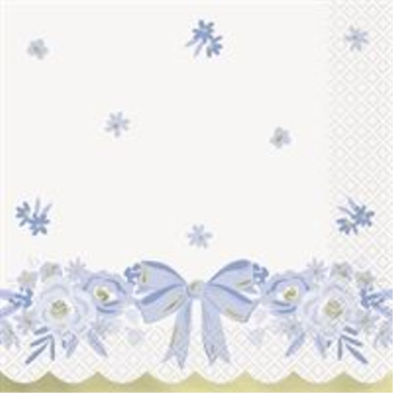 Picture of DAINTY BOWS FOIL LUNCHEON NAPKIN