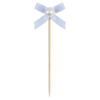 Picture of DAINTY BOWS PEARL FOOD PICKS