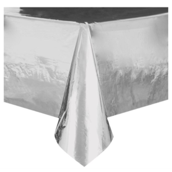 Picture of SILVER FOIL TABLE COVER
