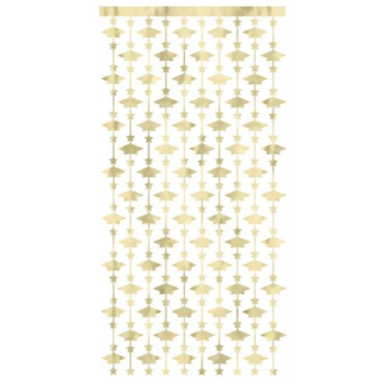 Image de DECOR - GOLD GRAD CAP DOOR CURTAIN