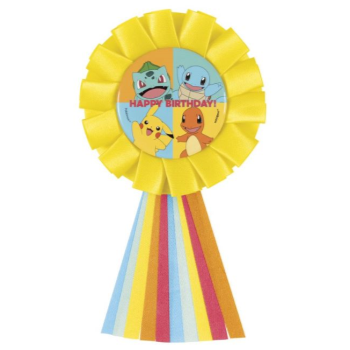 Picture of POKEMON PIKACHU HAPPY BIRTHDAY BADGE