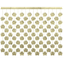 Image de PAWTY ANIMALS GOLD FOIL PAW PRINT CURTAIN