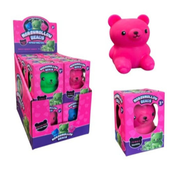 Picture of FAVOUR - MARSHMALLOW SQUISHY NEON BEAR