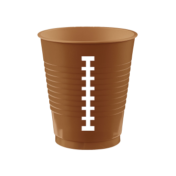Picture of TABLEWARE - Football Plastic Cups 18 oz.