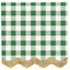 Picture of GARDEN PARTY - PLAID SCALLOP EGDE BEVERAGE NAPKINS