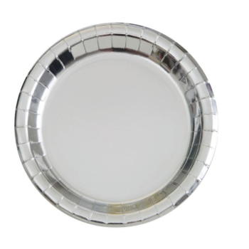 Picture of SILVER FOIL 9" PLATES