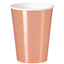 Image de ROSE GOLD Foil 12oz Paper Cups 