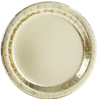 Image de GOLD FOIL 9" PLATES