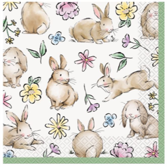 Image sur TABLEWARE - EASTER WHIMSY LUNCHEON NAPKINS