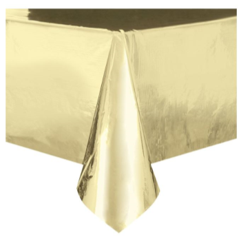 Image de GOLD FOIL TABLE COVER