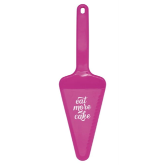 Picture of CAKE SERVER - HOT PINK EAT MORE CAKE