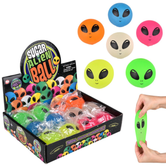 Image sur FAVOUR - 2.4" Squeezy Squishy Alien Sugar Ball