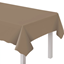 Image de TAUPE PLASTIC TABLE COVER 54 X 108 