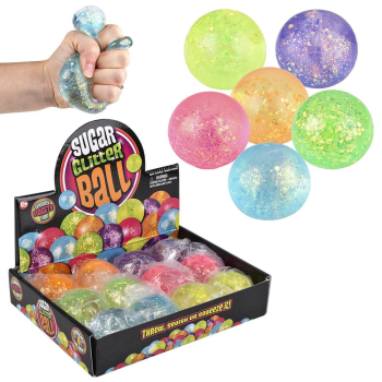 Image de FAVOUR - 2.4" Squeezy Squishy Glitter Sugar Ball