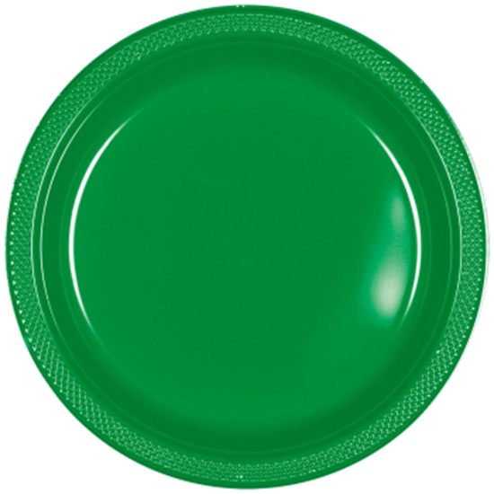 Picture of GREEN - 10" PLASTIC PLATE