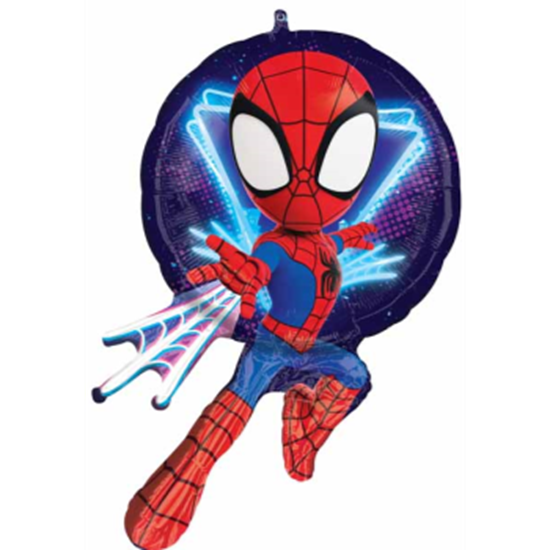 Image sur 19" FOIL - SPIDEY AMAZING FRIENDS ROLY POLY