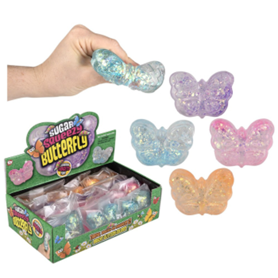 Image sur FAVOUR - 2.75" Squeezy Squishy Sugar Butterfly
