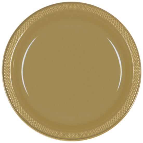 Image sur GOLD - 10" PLASTIC PLATE